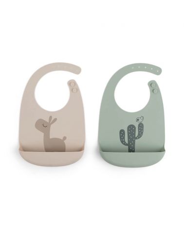 Silicone bib 2 pack