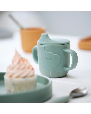 Peekaboo spout cup