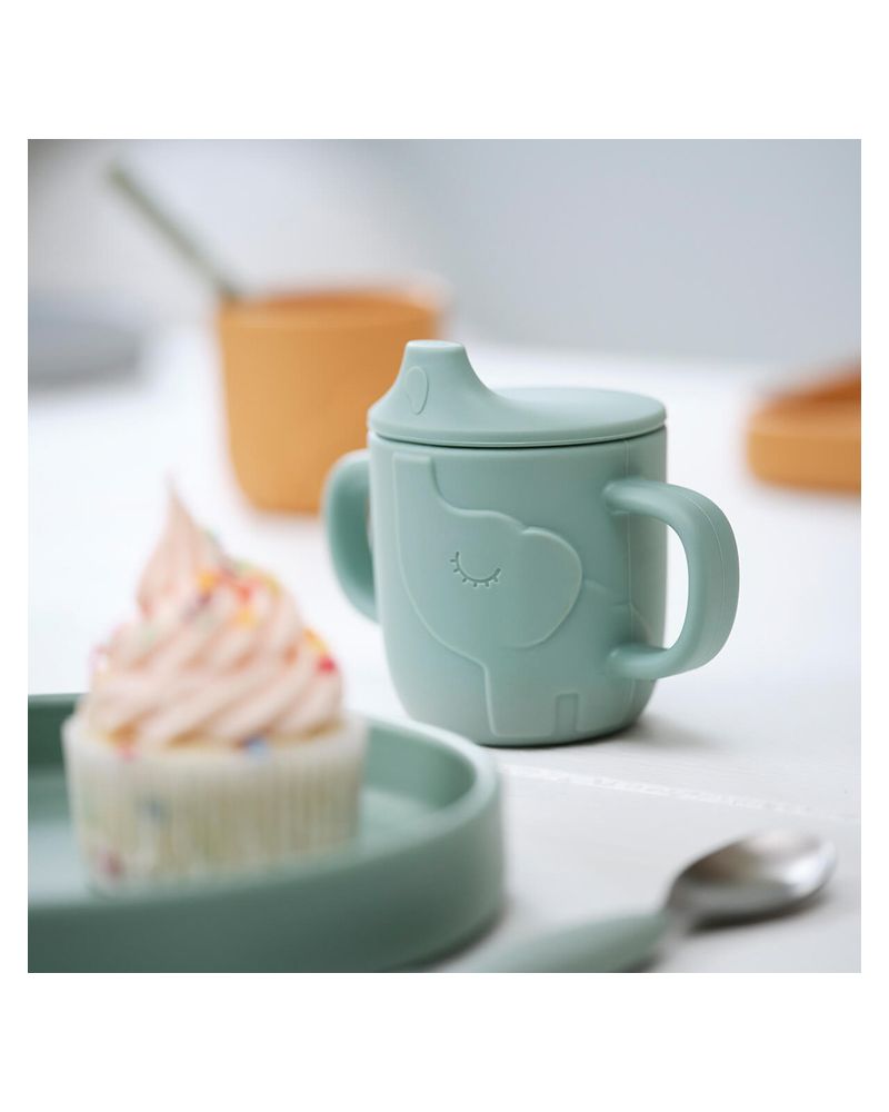 Peekaboo spout cup