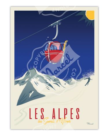 Affiche Marcel 50 x 70 cm