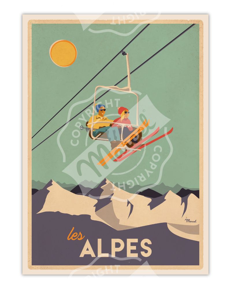 Affiche Marcel 30 x 40 cm