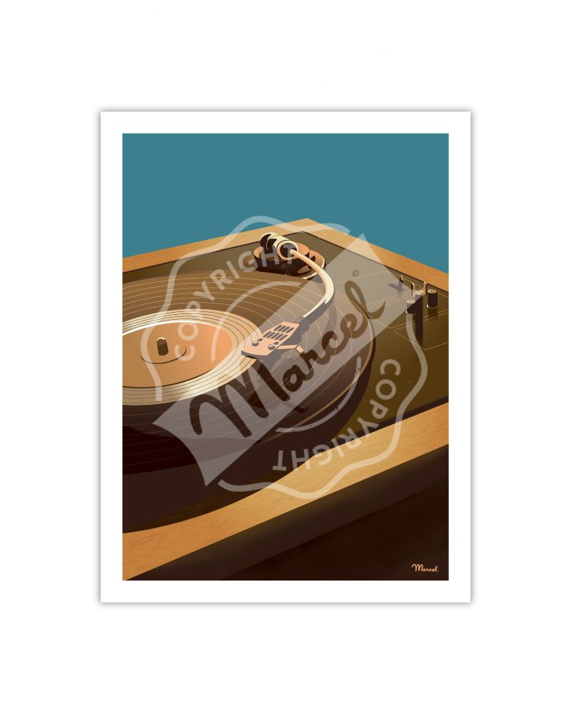 Affiche Marcel 30 x 40 cm