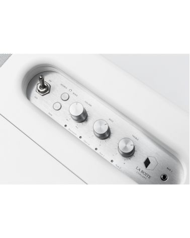 Enceinte CUBE CS  Corian pied en noyer