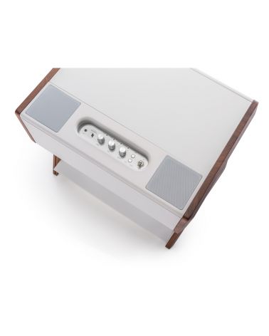 Enceinte CUBE CS  Corian pied en noyer