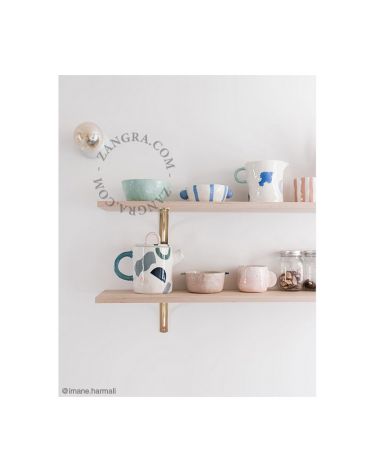 Applique porcelaine blanche 001.001