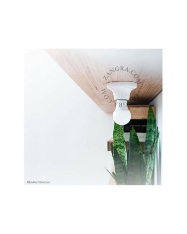 Applique porcelaine blanche 001.001