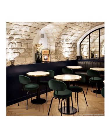 Applique porcelaine noire 001.002