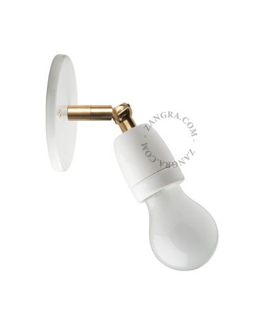ZG lampe articulable en porcelaine blanche 036.011