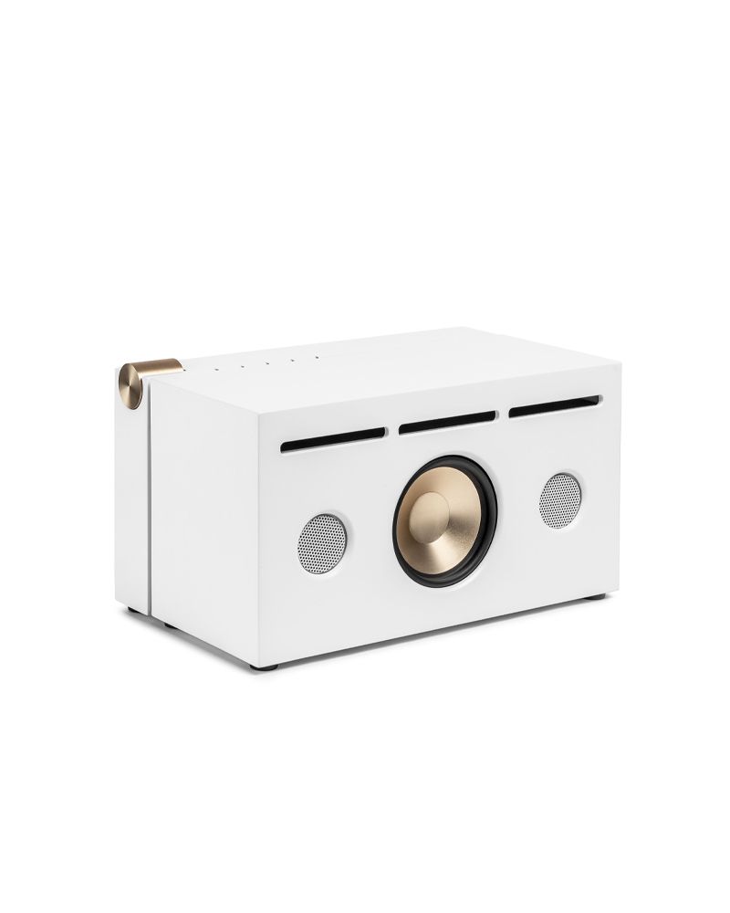 Enceinte PR/01 ALU - champagne et pure white