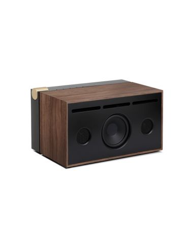 Enceinte PR01 finition noir mat et noyer