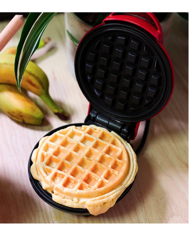 Mini Gaufrier, Petit Gaufrier Rond, Machine A Gauffre, Mini Gaufrier Et  Pancake Waffle Maker Appareil A Gauffre Pour Les Ann[u158] - Cdiscount  Electroménager